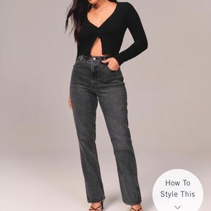 SOLD DO NOT BUY Curve Love 90s Ultra High Rise Straight Jeans